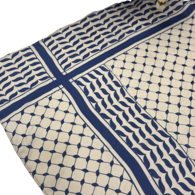 Shilpaholic Base And Navy Keffiyah Hijab image