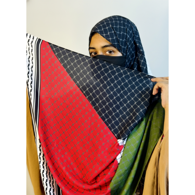 Shilpaholic Keffiyeh Flag Hijab image