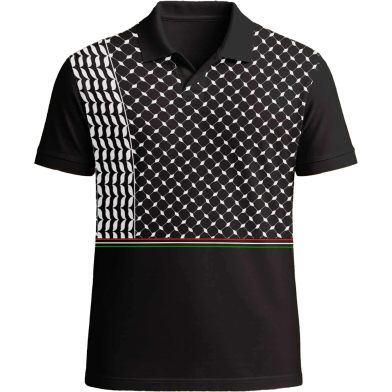 Shilpaholic Keffiyeh Polo T-Shirt image