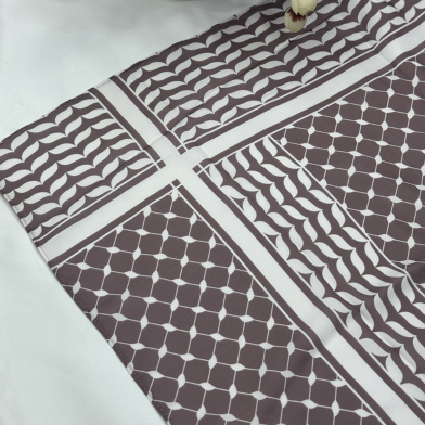 Shilpaholic Mov and White Keffiyeh Hijab image