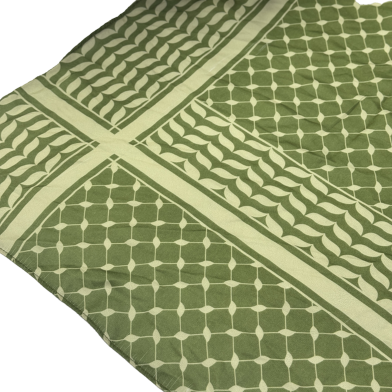 Shilpaholic Olive And Light Olive Keffiyah Hijab image