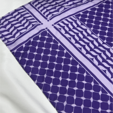 Shilpaholic Purple And Levender Keffiyah Hijab image