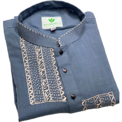 Shilpaholic Stone Blue Handwork Panjabi image