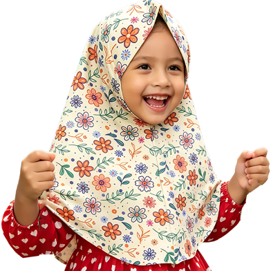 Shilpaholic Summer Joy Kids Hijab image