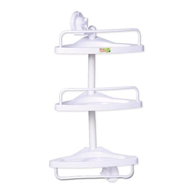 Shine Premium Corner Rack (White) image