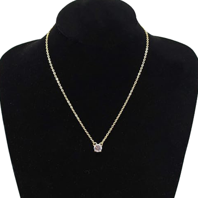 Shiny Zircon Invisible Transparent Thin Line Simple Choker Necklace Women Jewelry Collana Kolye Bijoux Collares Collier Femme image