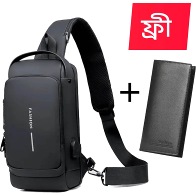 Shoulder Bag With Lock (Free Wallet) image