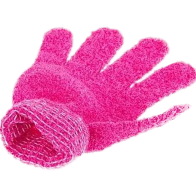 Shower Gloves Exfoliating Wash Skin Spa Bath Gloves Foam Bath Skid Resistance Body Mage Cleaning Loofah Scrubber -1pcs image