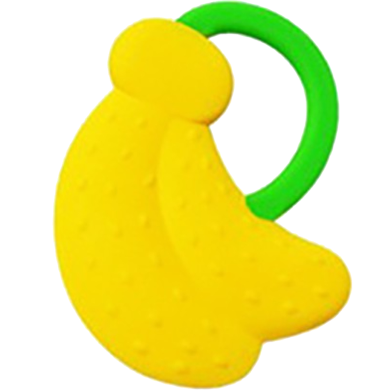 Silica Gel Baby Banana Hand Teether CN -1 Pcs image