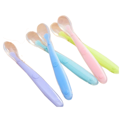 Silicone Baby Food Spoon image