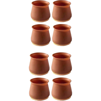 Silicone Chair Leg Caps With Felt Wood Floor Protectors Furniture Leveling Feet Cover – 1 pcs image