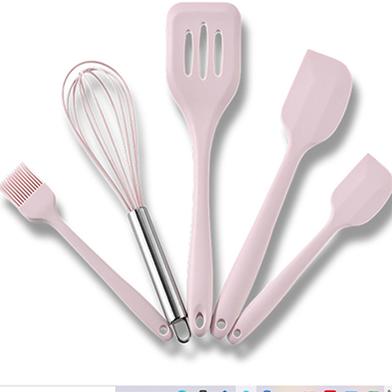 Silicone Cooking Utensil Set (5 Pcs Set) image