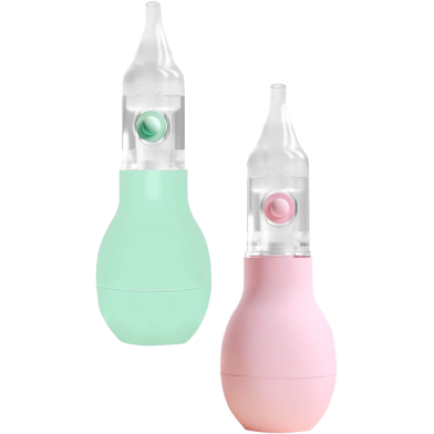 Silicone Head Anti-backflow Nasal Suction Device Baby Nose Cleaner - 1 pcs image
