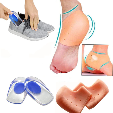Silicone Heel Anti Crack for Men and Women (1 Pair) – Reusable and Washable Heel Protector for Foot Care Slide 2