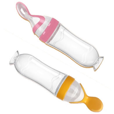 Silicone Spoon Feeder Hard Spoon 90 ML - 1pcs image