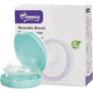 Silicone Wearable Breast Milk Collector With Case - 2 pcs image
