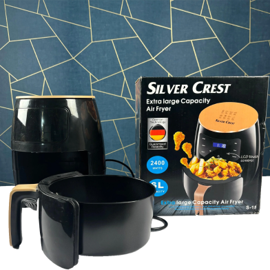 Silver Crest Air Fryer 2400W 6L For Oil-Free Cooking image