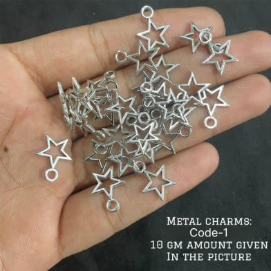 Silver Metal Charms And Pendants For Jewelry Making Diy image