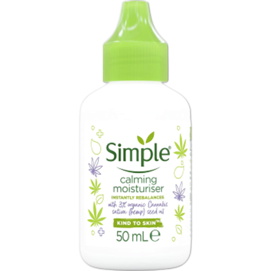 Simple Calming Moisturiser with Hemp Seed Oil 50ml image