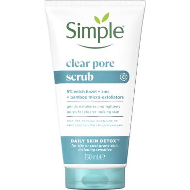 Simple Daily Skin Clear Pore Facial Scrub 150ml image