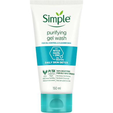 Simple Face Purifying Skin Gel Wash - 150 ml image