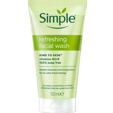 Simple Face Wash Kind to Skin Refreshing Gel 150ml image