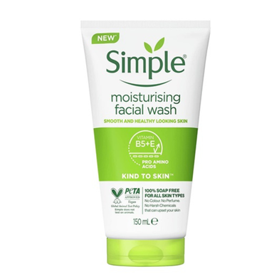 Simple Kind to Skin Moisturising Facial Wash 150ml UK Slide 2
