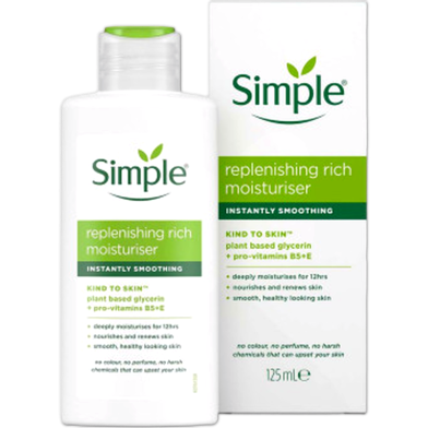 Simple Moisturiser Cream Replenishing Rich 125ml Hungary image