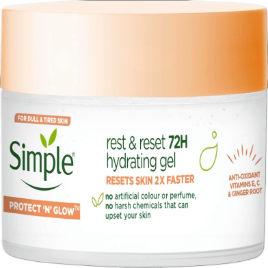 Simple Protect 'N' Glow Rest and Reset 72h Hydrating Gel 50ml image