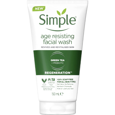Simple Regeneration Age Resisting Facial Wash 150ml image