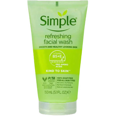 Simple Skin Refreshing Facial Wash Gel (150ml) image