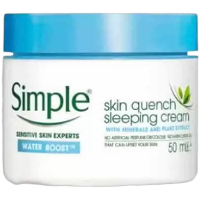 Simple Water Boost Skin Quench Sleeping Cream 50ML image
