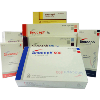 Sinaceph 125 mg/1.25 ml Pediatric Drops 15 ml bottle image