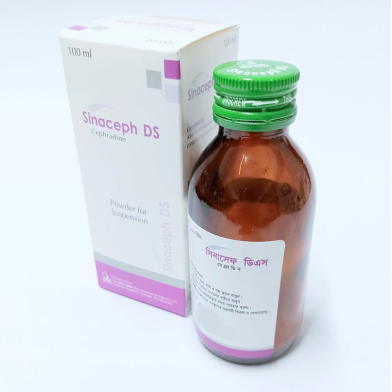Sinaceph DS 250 mg/5 ml Powder for Suspension 100 ml bottle image