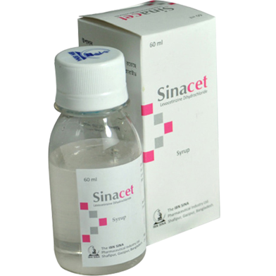 Sinacet 2.5 mg/5 ml Syrup 60 ml bottle image