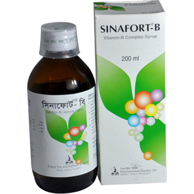 Sinafort-B Syrup 200 ml bottle image