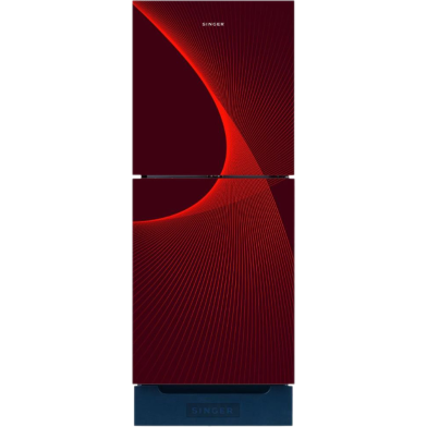 Singer Bottom Mounted Refrigerator 215 Ltr FBDS225-RG Red image