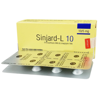 Sinjard L 10mg 5mg Tablet 7's Strip image