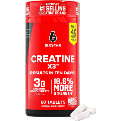 Six Star Creatine Pills X3 60 Caplets - 631656602630 image