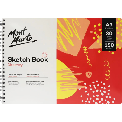 Sketch Book By Mont Marte Discovery A3-30 Sheets image