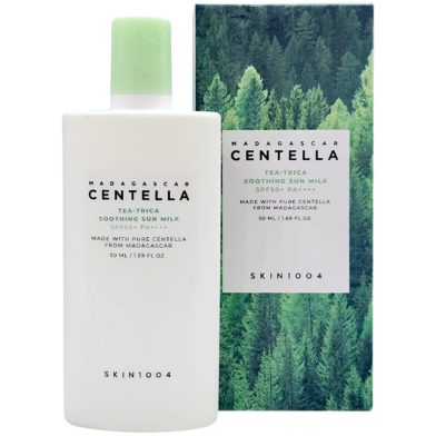 Skin1004 Madagascar Centella Tea‑Trica Soothing Sun Milk SPF 50 Plus PA Plus Plus Plus Plus 50 ml image