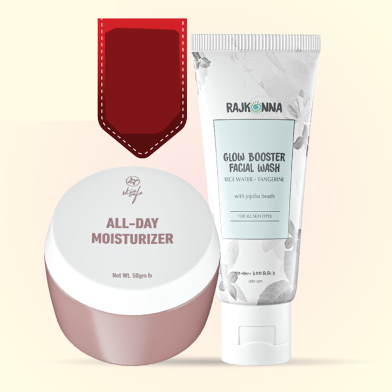 Skin Café All-Day Moisturizer 50gm and Rajkonna Facewash 100ml Buy 1 Get 1 image