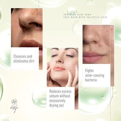 Skin Cafe Aloe Vera Facewash With Salicylic Acid - 140ml - 48220 Slide 5