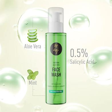 Skin Cafe Aloe Vera Facewash With Salicylic Acid - 140ml - 48220 Slide 4