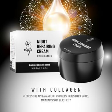 Skin Cafe Night Repairing Cream With Collagen 50gm image