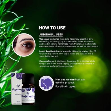 Skin Cafe Rosemary Essential Oil - 10ml - 14992 Slide 5