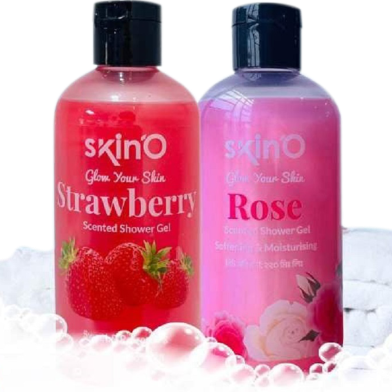  Skin'O Strawberry Rose Combo Scented Shower Gel (2 pcs) image