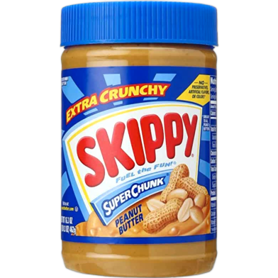 Skippy Extra Crunchy Super Chunk Peanut Butter Jar 462 gm image