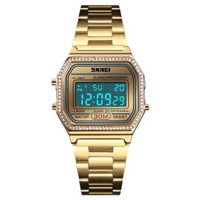 Skmei 1474 Stainless Steel Digital Womens Watch image