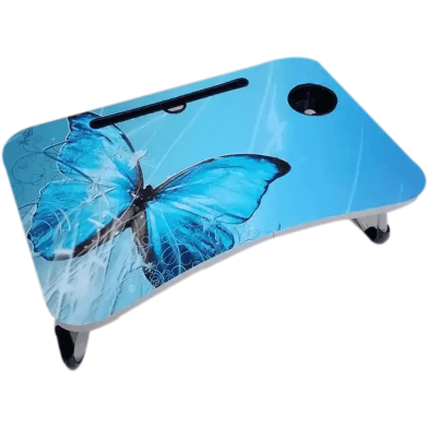 Sky Blue Butterfly Folding Table image